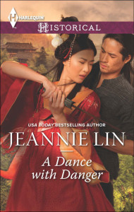 Cover Art for A DANCE WITH DANGER by Jeannie Lin