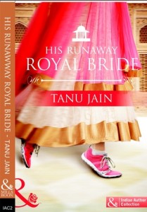 Cover Art for HIS RUNAWAY ROYAL BRIDE by Tanu Jain