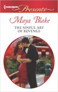 Cover Art for THE SINFUL ART OF REVENGE by Maya Blake