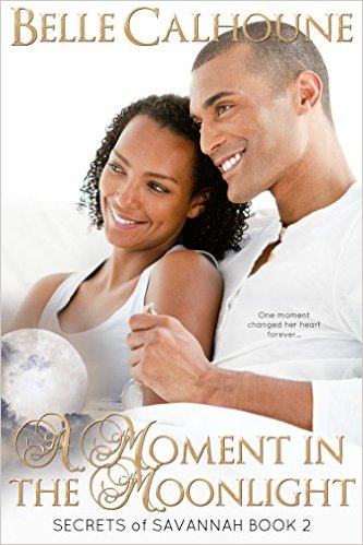 Cover Art for A MOMENT IN THE MOONLIGHT by Belle Calhoune