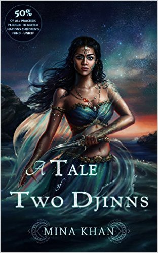 Cover Art for A TALE OF TWO DJINNS by Mina Khan