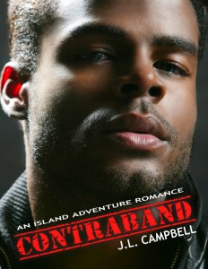 Cover Art for CONTRABAND by J.L. Campbell