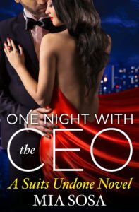 Cover Art for One Night with the CEO by Mia Sosa