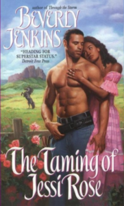 Cover Art for THE TAMING OF JESSI ROSE by Beverly Jenkins