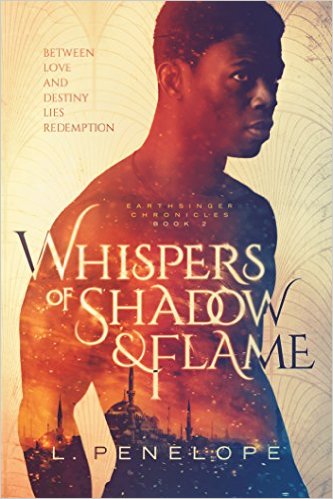 Cover Art for Whispers of Shadow & Flame by L. Penelope 