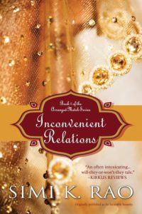 Cover Art for INCONVENIENT RELATIONS by Simi K. Rao