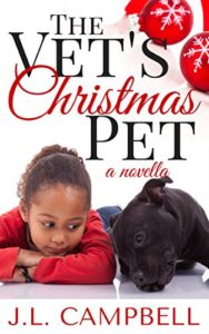 Cover Art for THE VET’S CHRISTMAS PET by JL Campbell