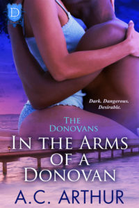 Cover Art for In The Arms of a Donovan by AC Arthur