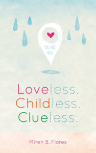 Cover Art for LOVELESS. CHILDLESS. CLUELESS. by Miren B. Flores