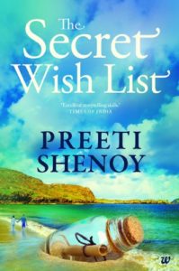 Cover Art for THE SECRET WISH LIST by Preeti Shenoy