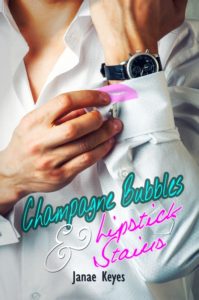 Cover Art for Champagne Bubbles and Lipstick Stains by Janae Keyes