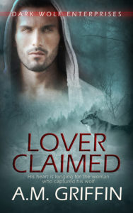 Cover Art for Lover Claimed by A.M. Griffin