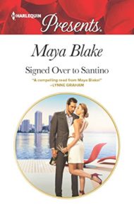 Cover Art for Signed Over to Santino by Maya Blake