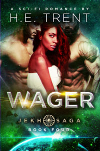 Cover Art for Wager by H.E. Trent