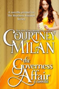 Cover Art for THE GOVERNESS AFFAIR by Courtney Milan