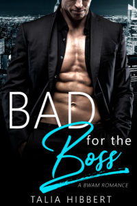 Cover Art for Bad for the Boss by Talia Hibbert