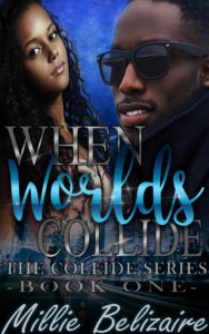 Cover Art for When Worlds Collide by Millie Belizaire