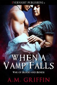 Cover Art for When A Vamp Falls by A.M. Griffin