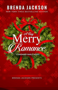 Cover Art for A Very Merry Romance (Madaris Series Book 21) by Brenda Jackson