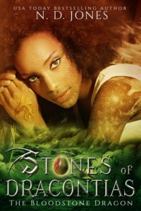 Cover Art for Stones of Dracontias: The Bloodstone Dragon by N.D. Jones