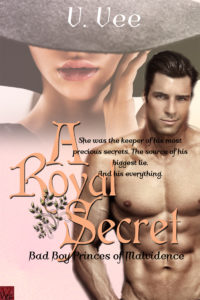 Cover Art for A Royal Secret by V. Vee