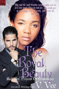 Cover Art for The Royal Beauty by V. Vee