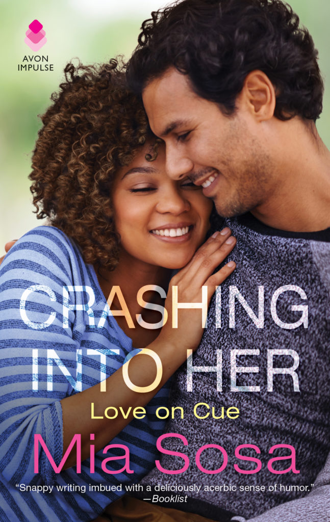 Cover Art for Crashing Into Her by Mia Sosa