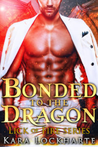 Cover Art for Bonded to the Dragon by Kara Lockharte