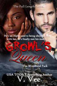 Cover Art for Growl’s Queen by V. Vee