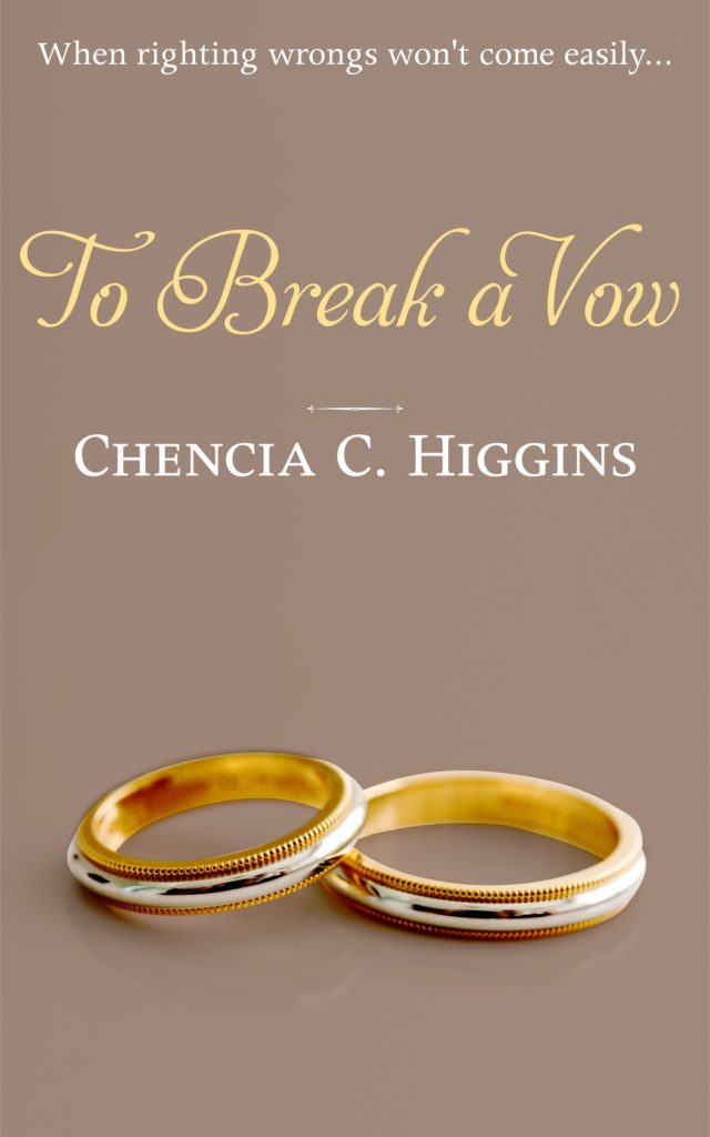 Cover Art for To Break a Vow by Chencia C. Higgins