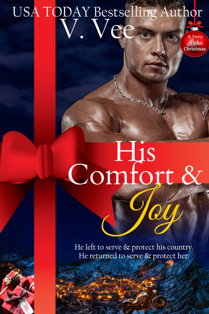 Cover Art for His Comfort & Joy by V. Vee