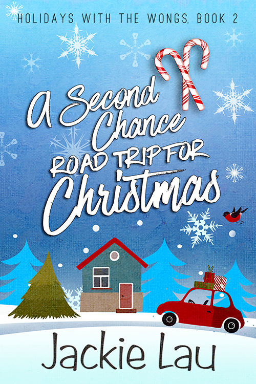 Cover Art for A Second Chance Road Trip for Christmas by Jackie Lau