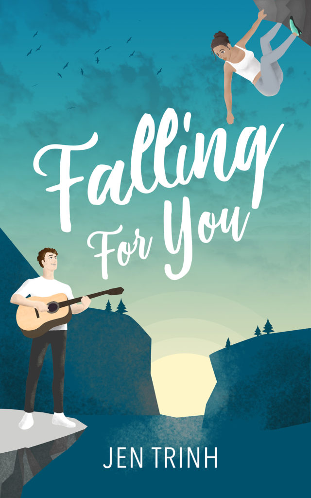 Cover Art for Falling for You by Jen Trinh