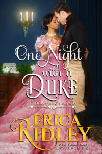 Cover Art for One Night with a Duke by Erica Ridley