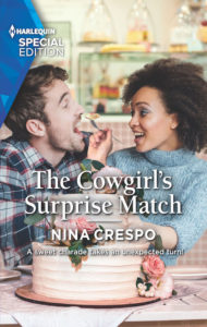 Cover Art for The Cowgirl’s Surprise Match by Nina Crespo