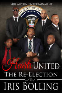 Cover Art for Hearts United – The Re-Election by Iris Bolling