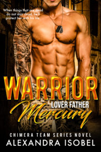 Cover Art for Warrior Lover Father Mercury by Alexandra Isobel