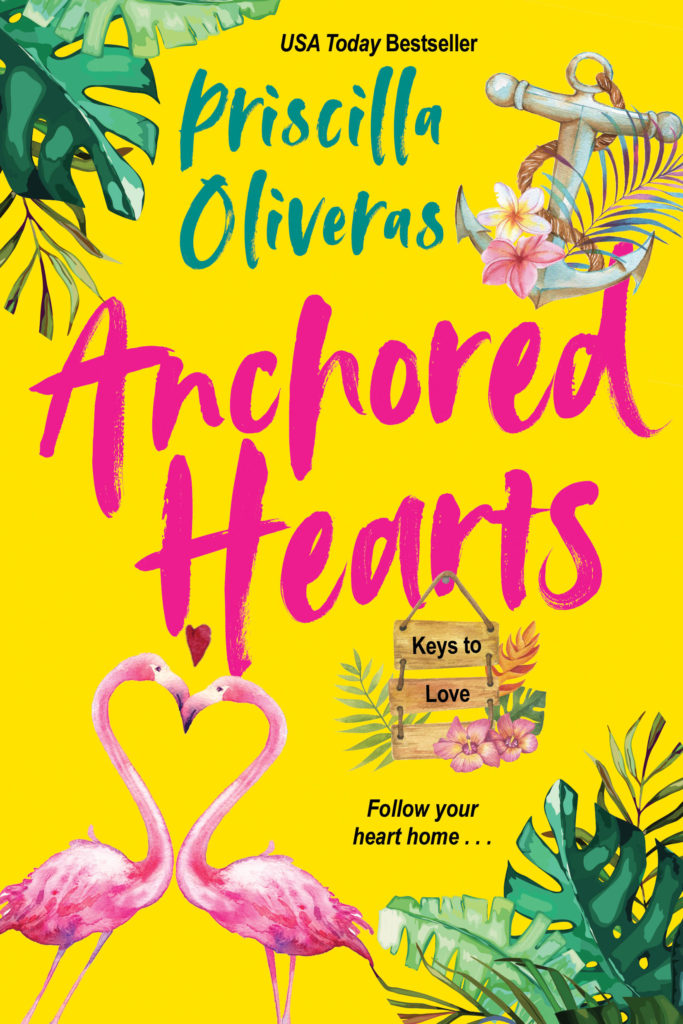 Cover Art for Anchored Hearts by Priscilla Oliveras